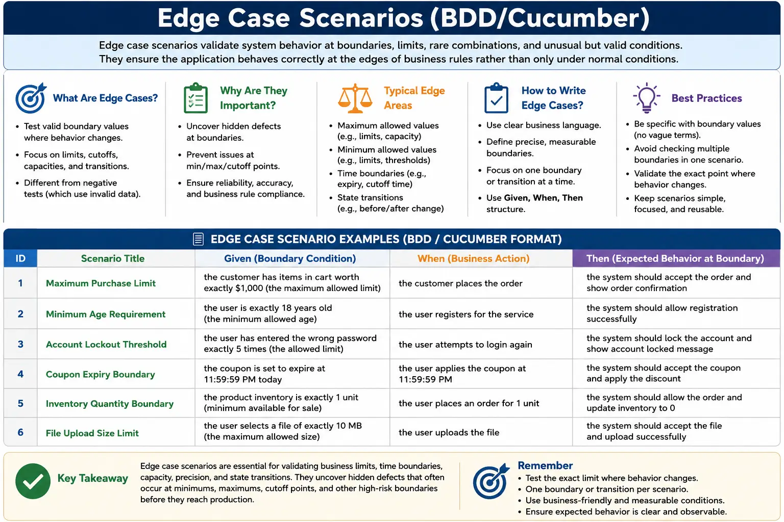 edge case scenarios overview