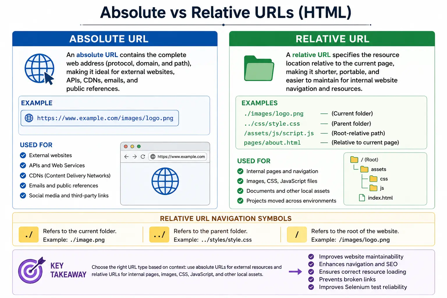 Absolute vs Relative URLs