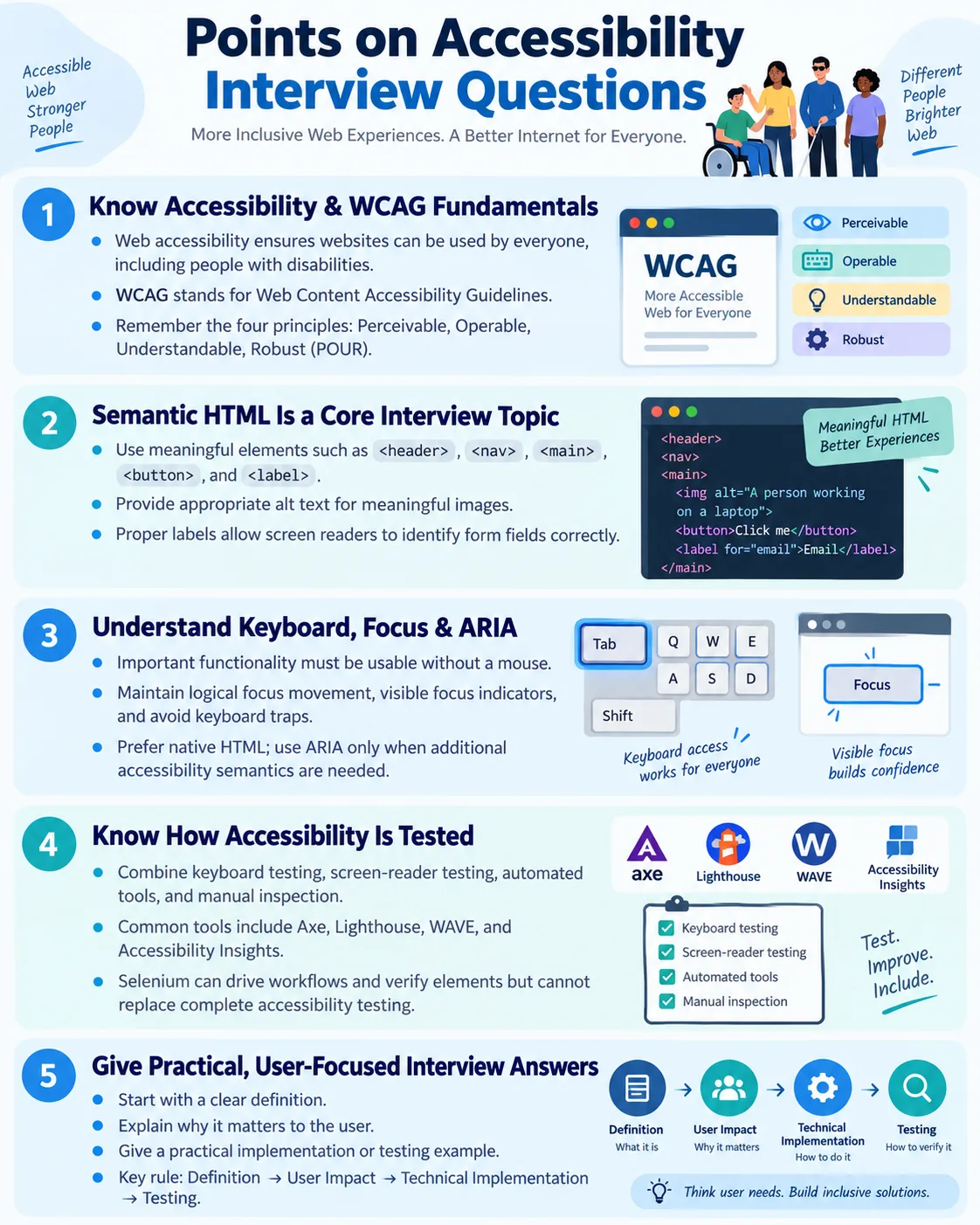 Accessibility Interview Questions tutorial image