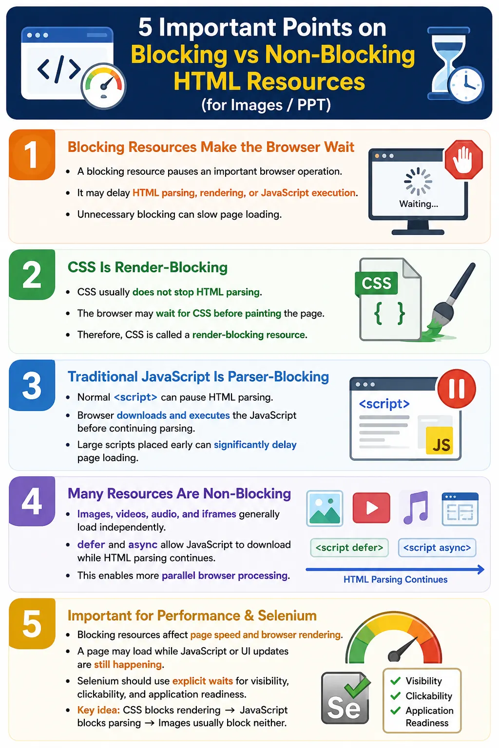 Blocking vs Non-Blocking HTML Resources tutorial image
