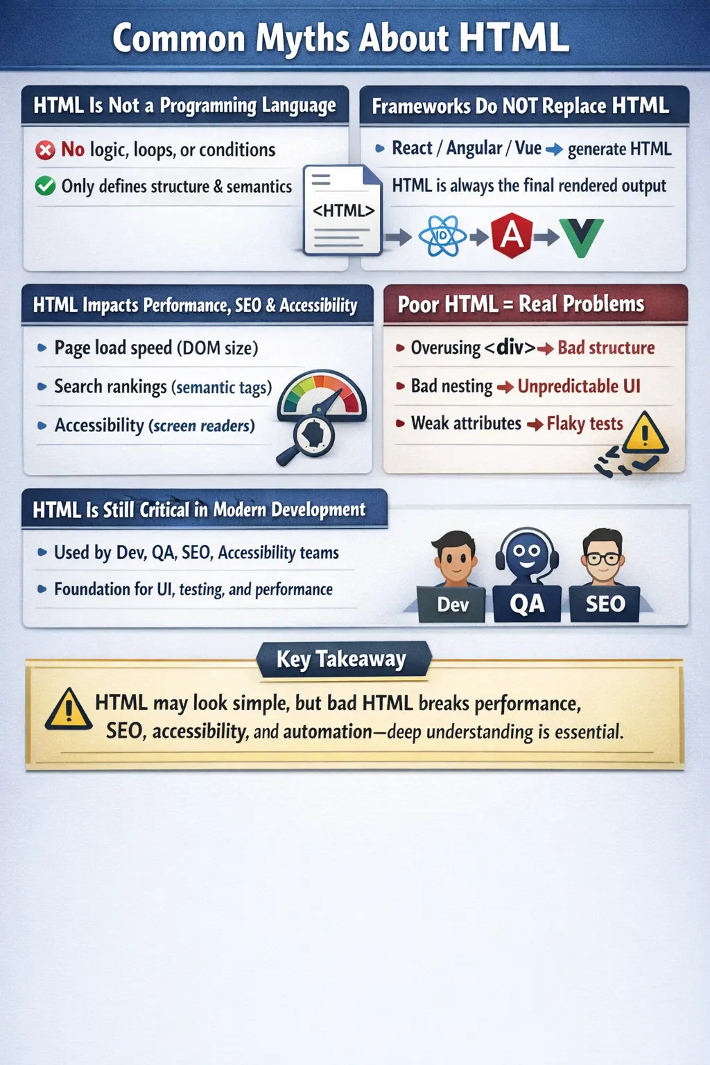 Common Myths About HTML