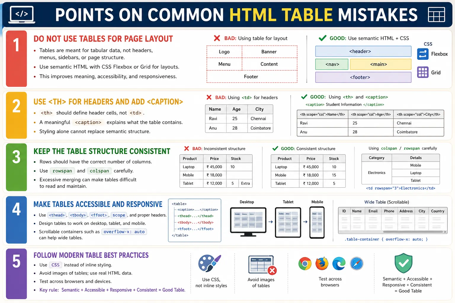 Common Table Mistakes tutorial image