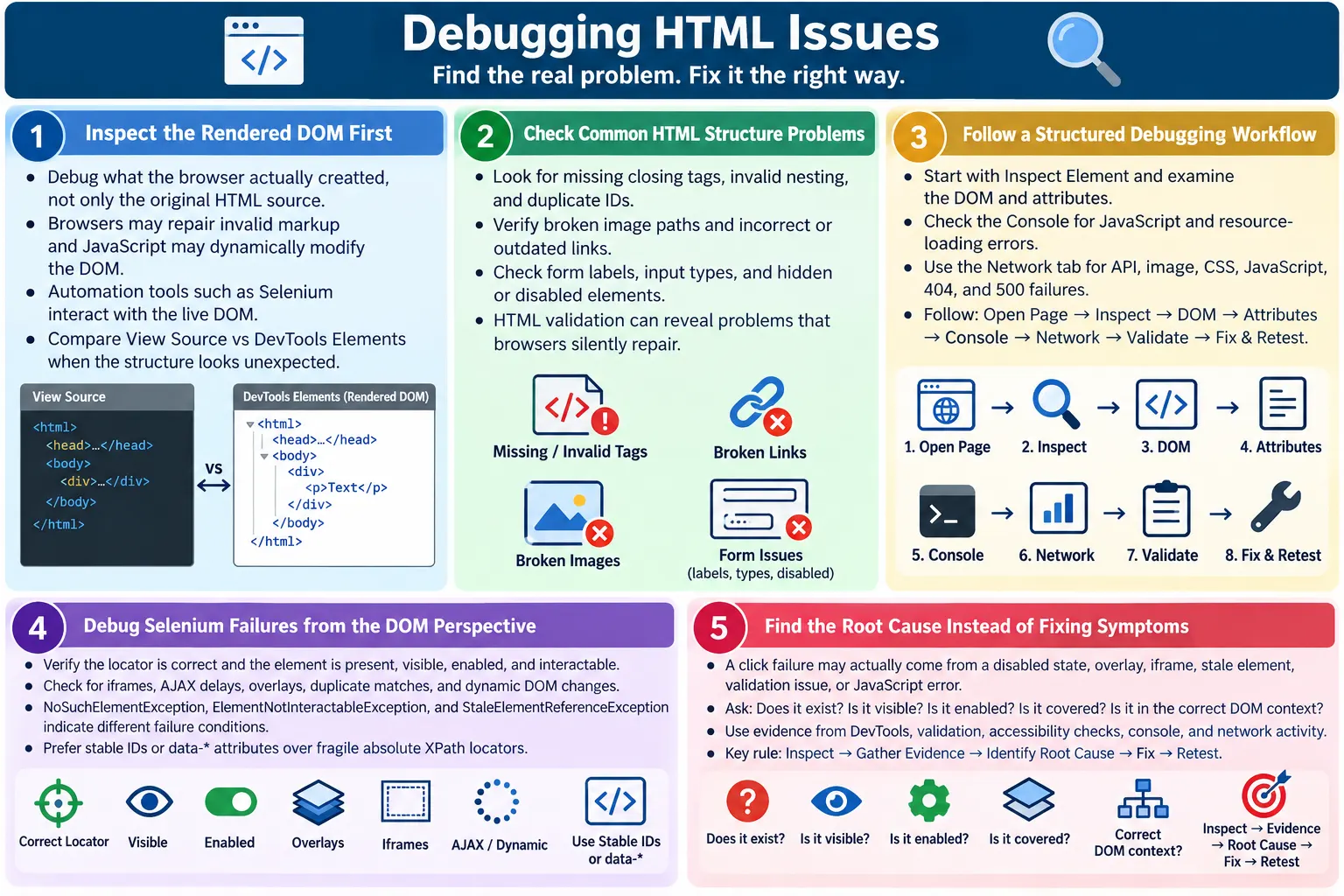Debugging HTML Issues tutorial image