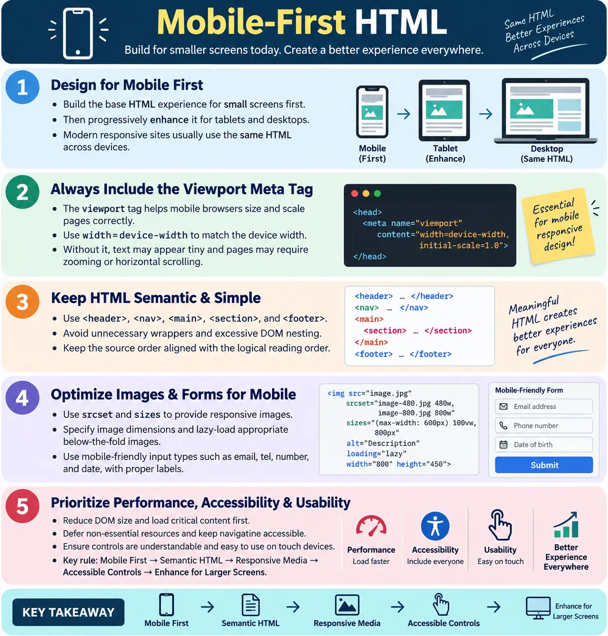 Mobile-First HTML tutorial image
