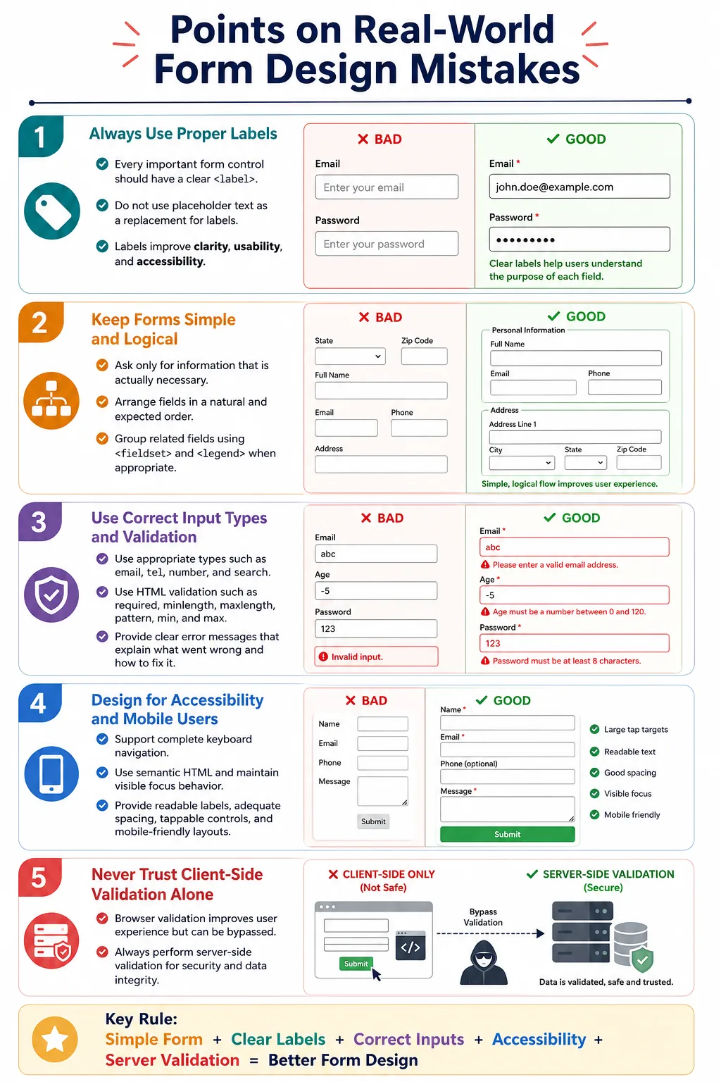 Real World Form Design Mistakes tutorial image