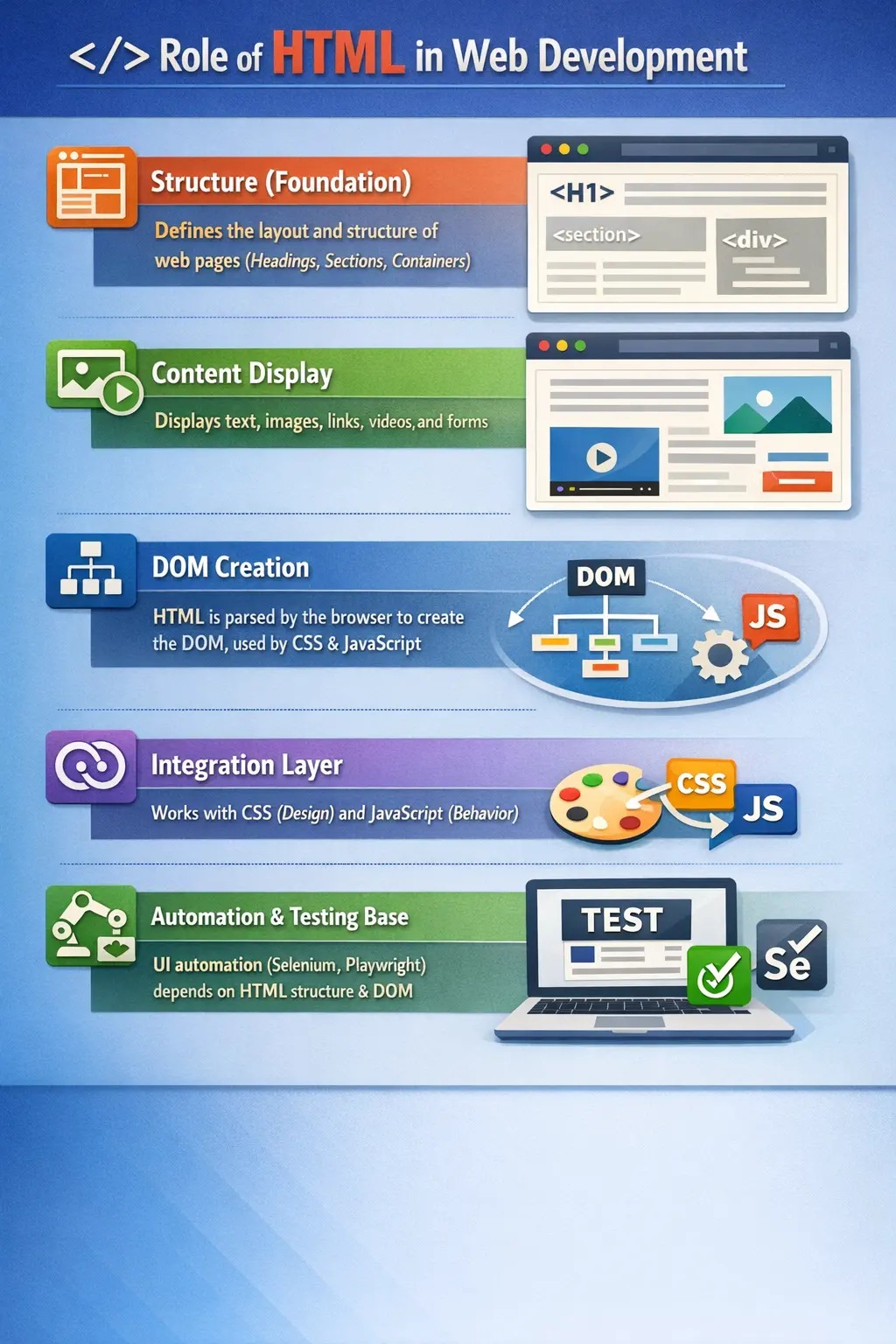 Role of HTML in Web Development