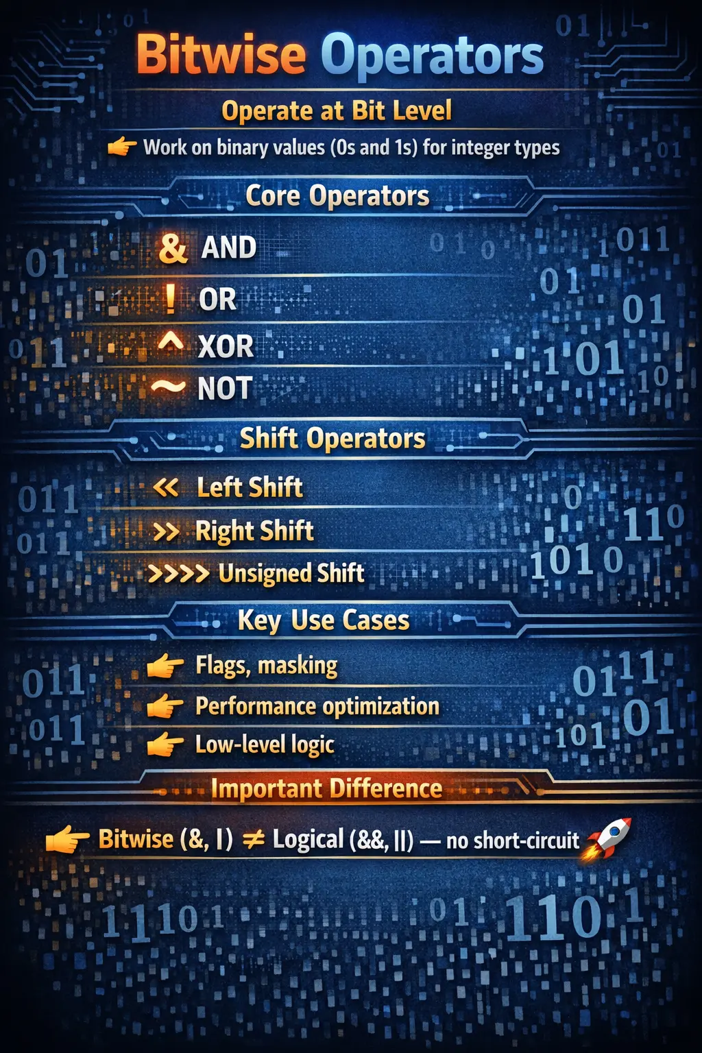 Bitwise Operators in Java