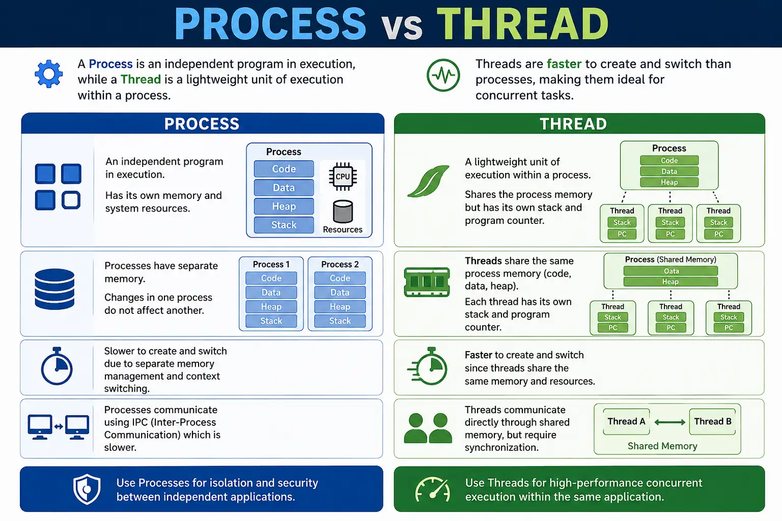 Process vs Thread