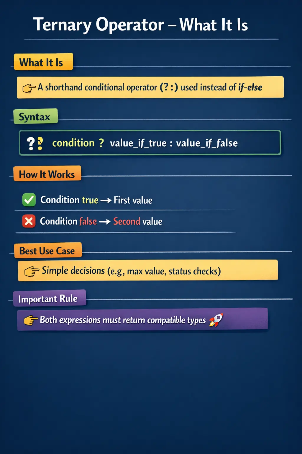 Ternary Operator in Java