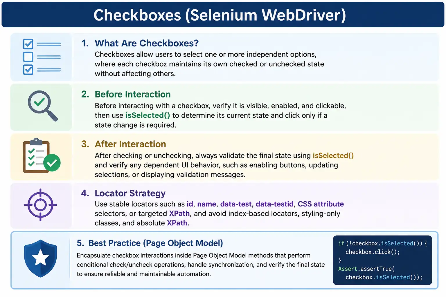 Checkboxes