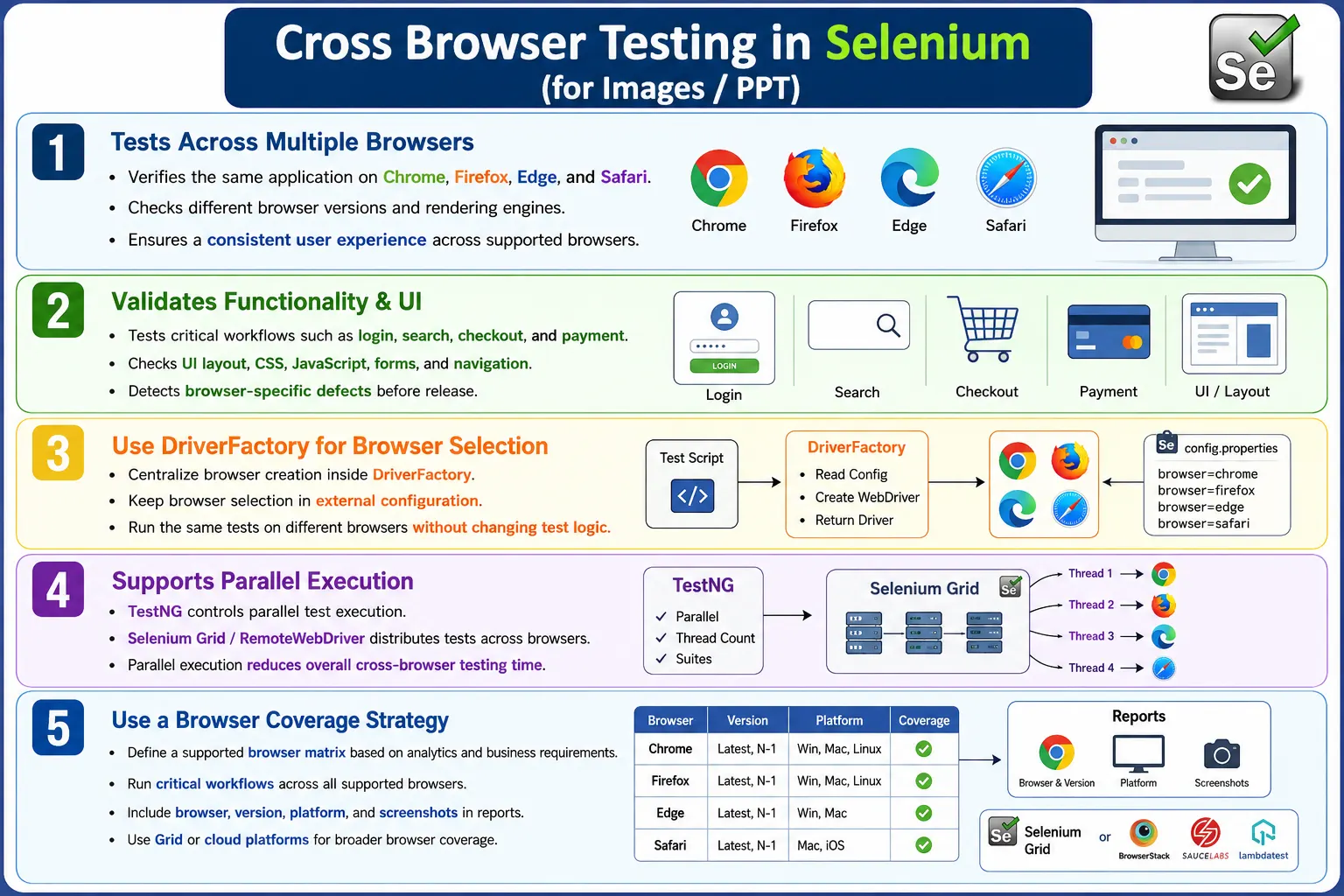 Cross Browser Testing in Selenium