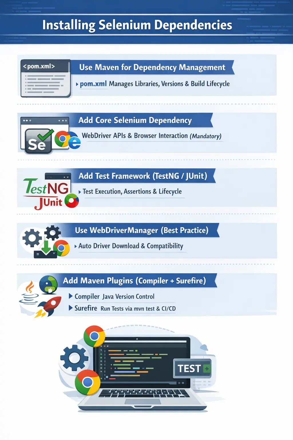 Installing Selenium dependencies