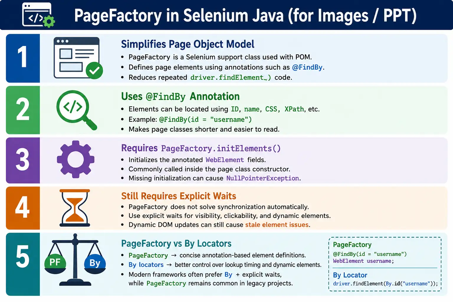 PageFactory in Selenium Java