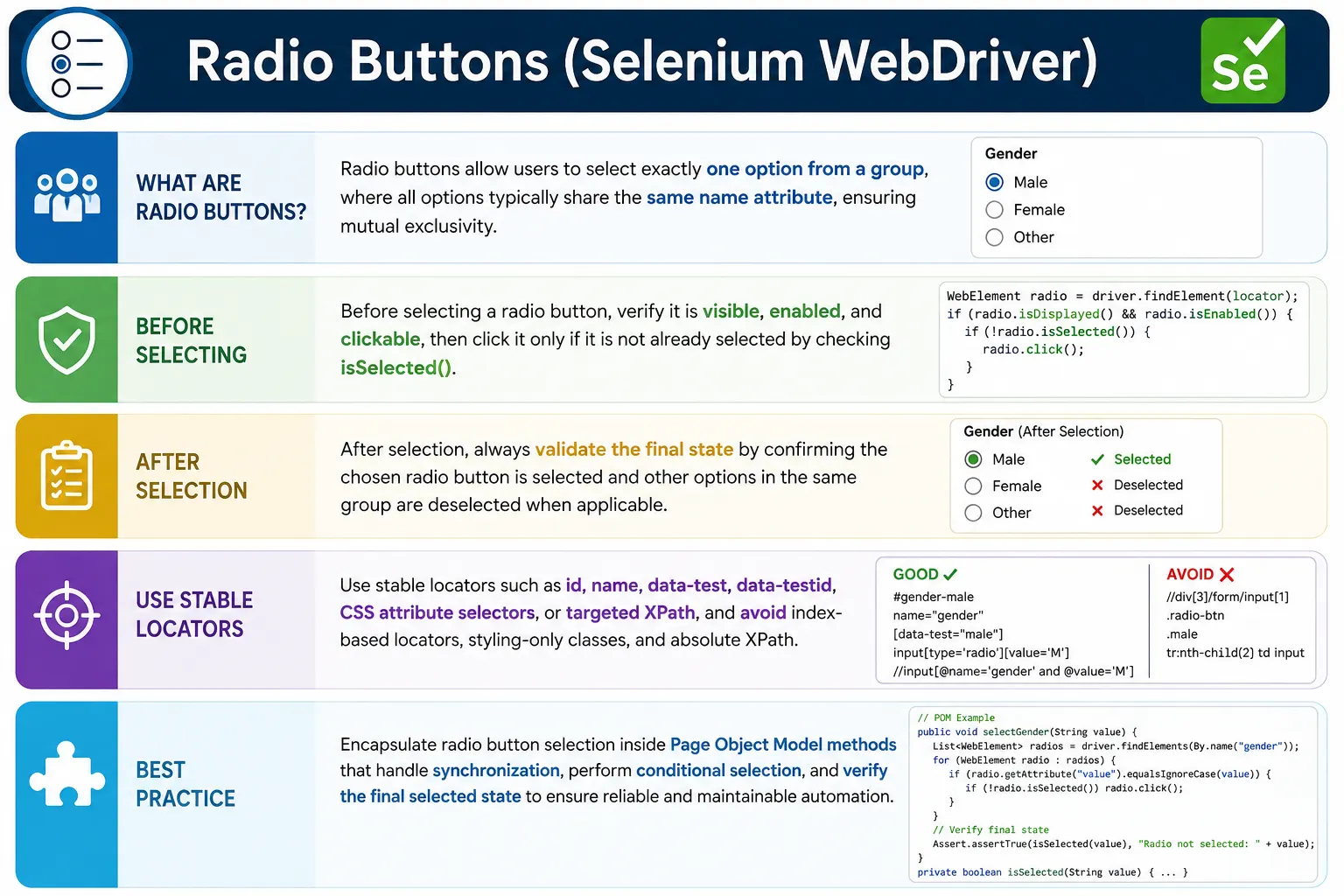 Radio Buttons