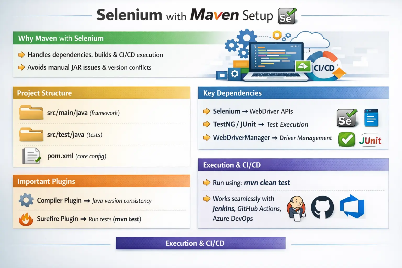Selenium with Maven setup