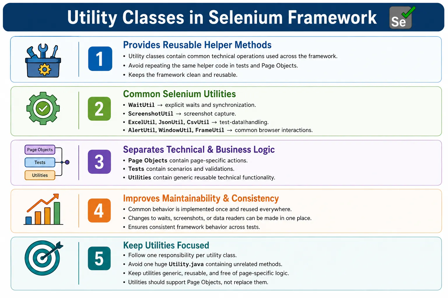 Utility Classes in Selenium Framework