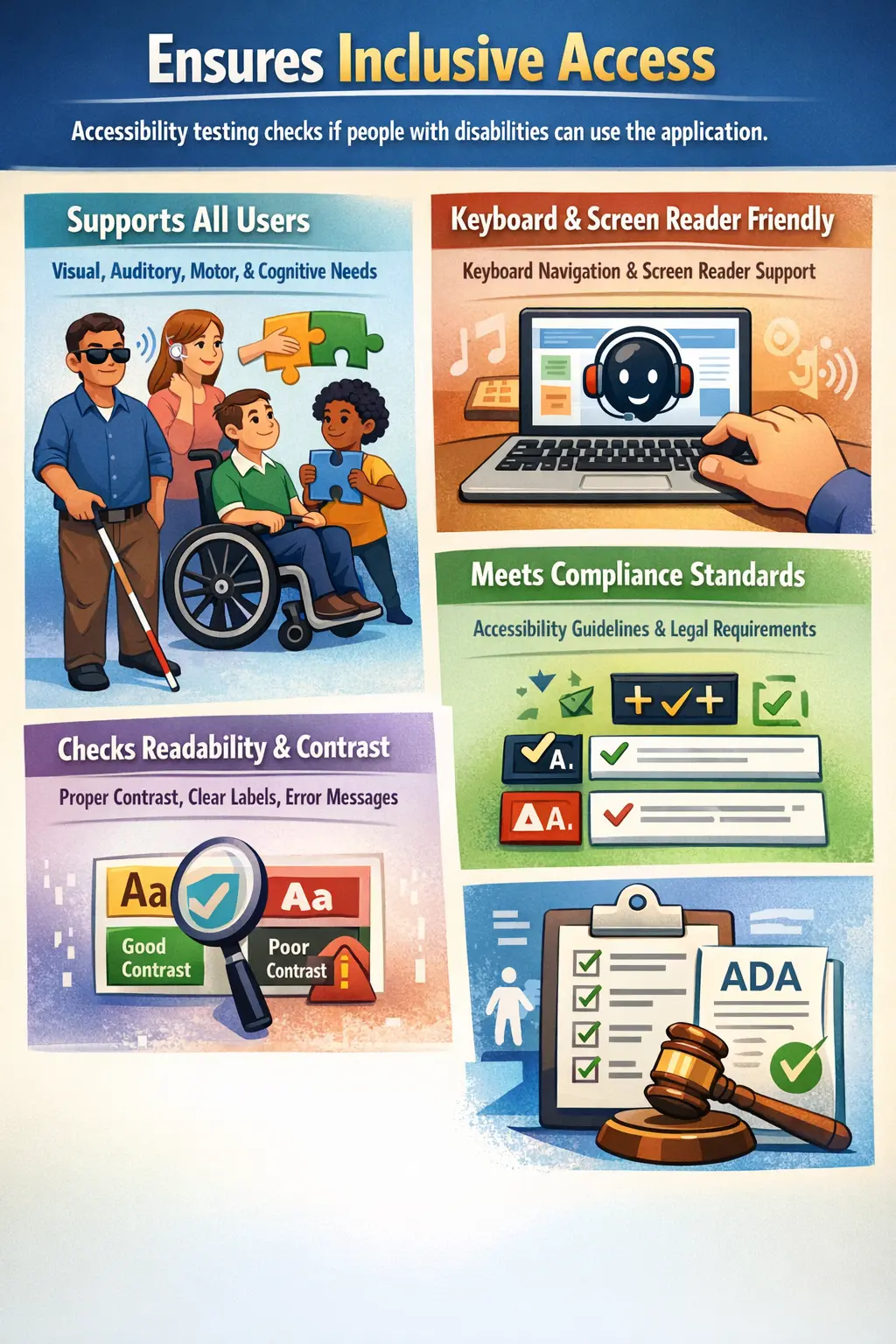 Accessibility testing inclusive usability overview