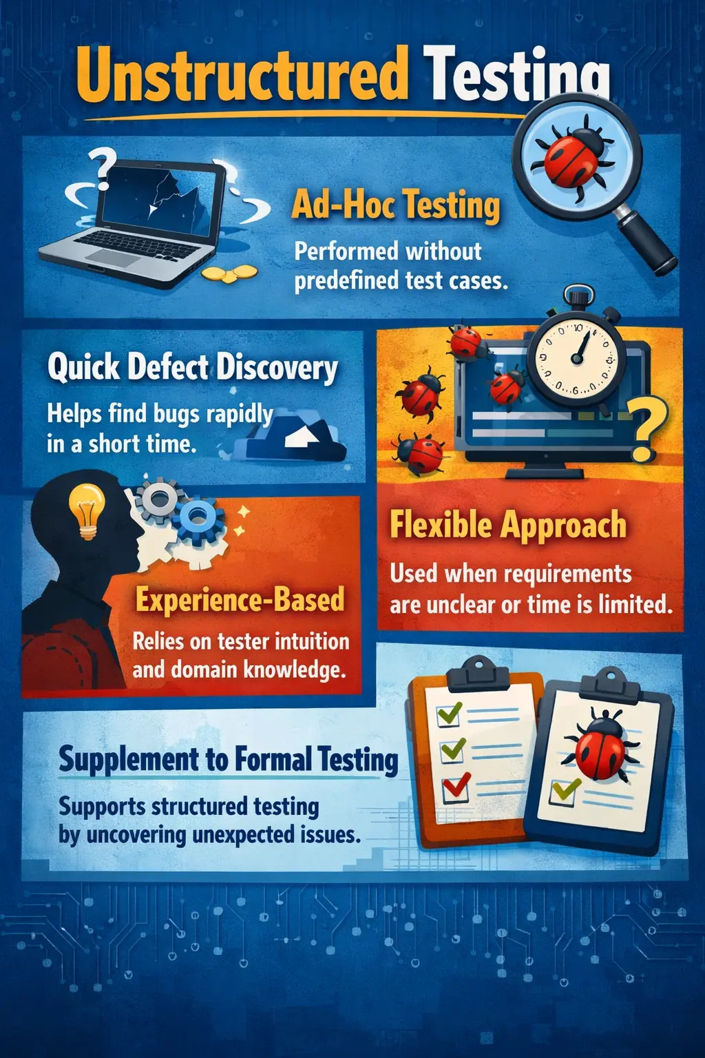 Ad Hoc Testing concept illustration