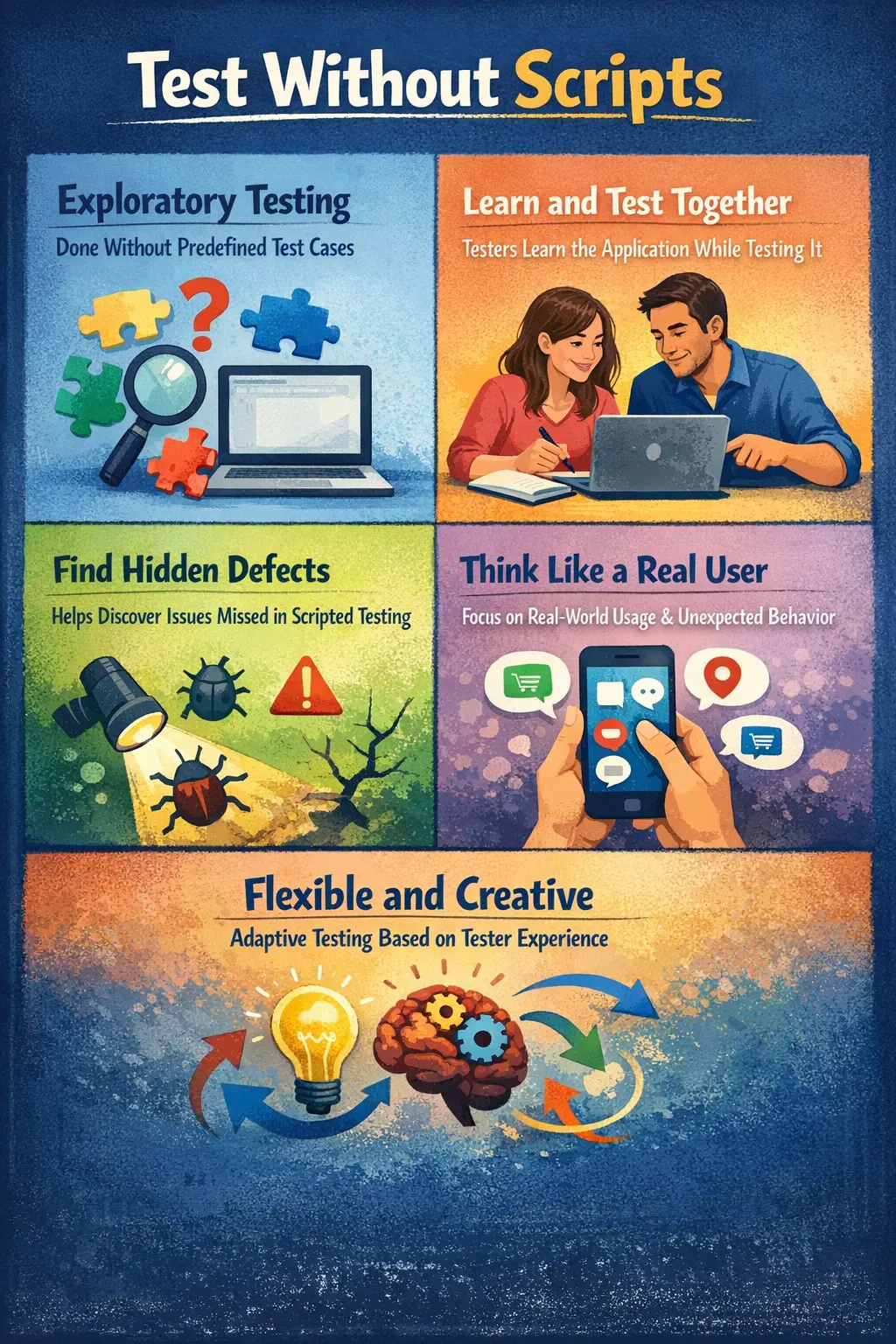 Exploratory Testing concept illustration