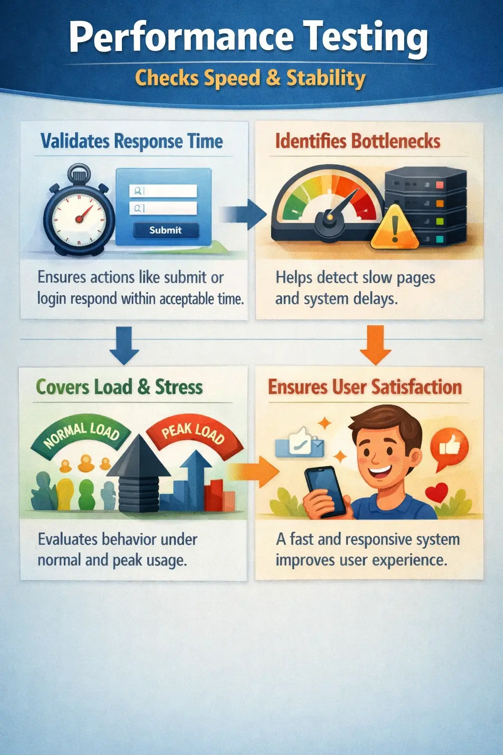 Performance testing speed and stability overview