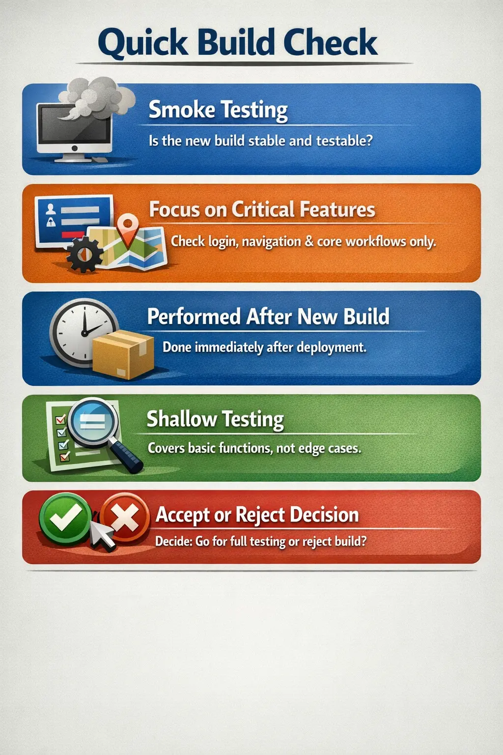 Smoke Testing concept illustration