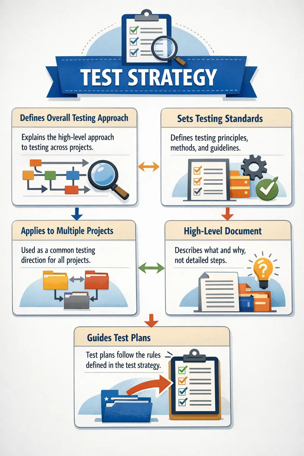 Test strategy framework for software testing approach