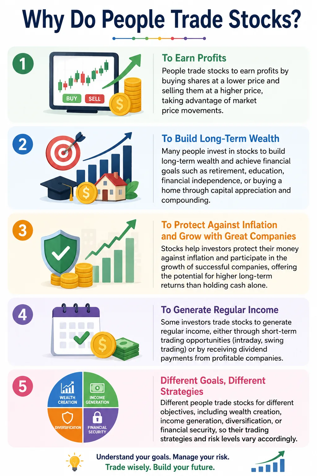 Why people trade stocks overview